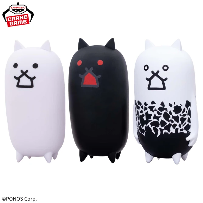 にゃんこ大戦争 にゃんこ軍団ミニフィギュア~タンクネコ・殺意のタンクネコ・狂乱のタンクネコ~