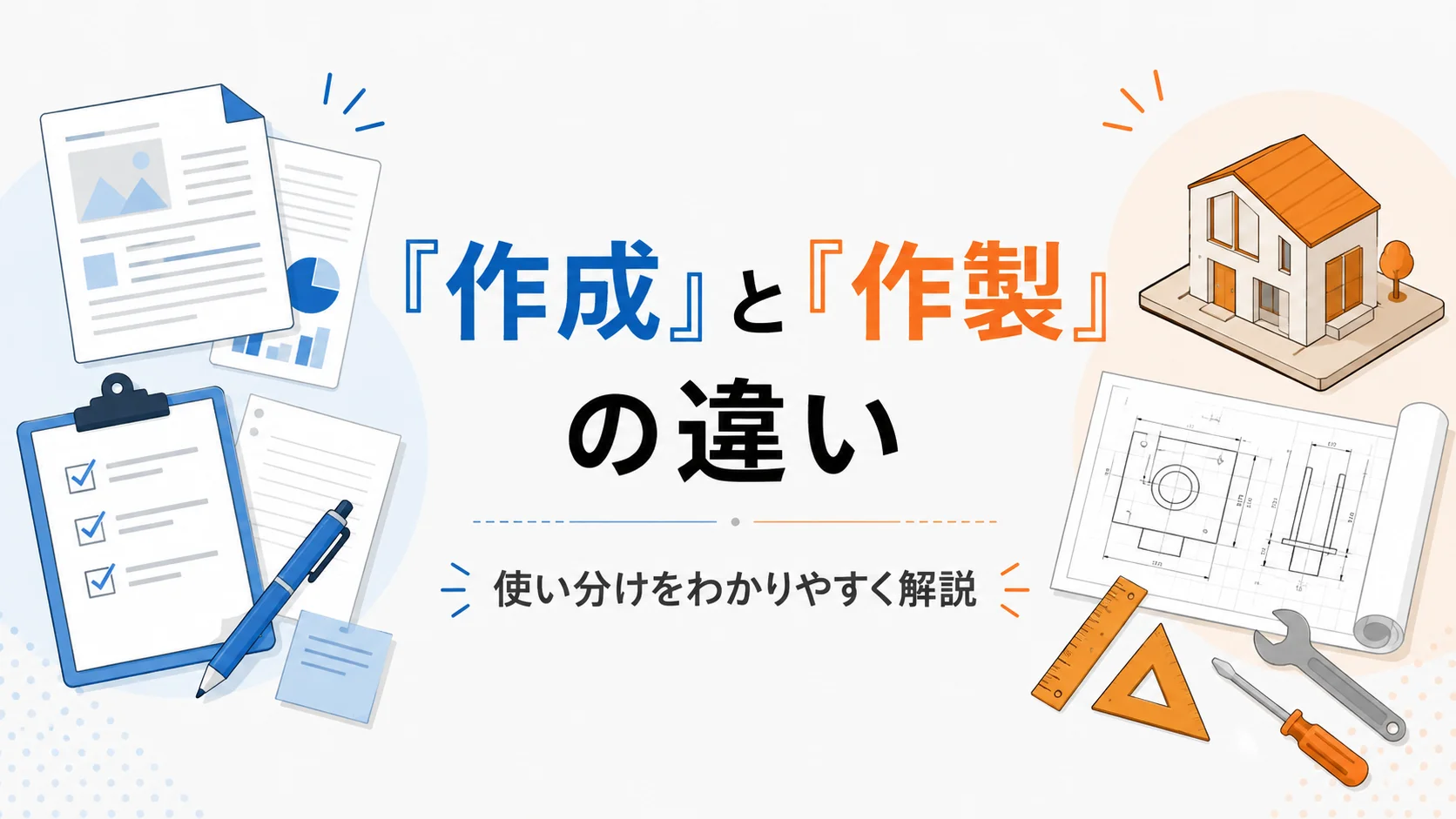 作成と作製の違いとは？のアイキャッチ画像